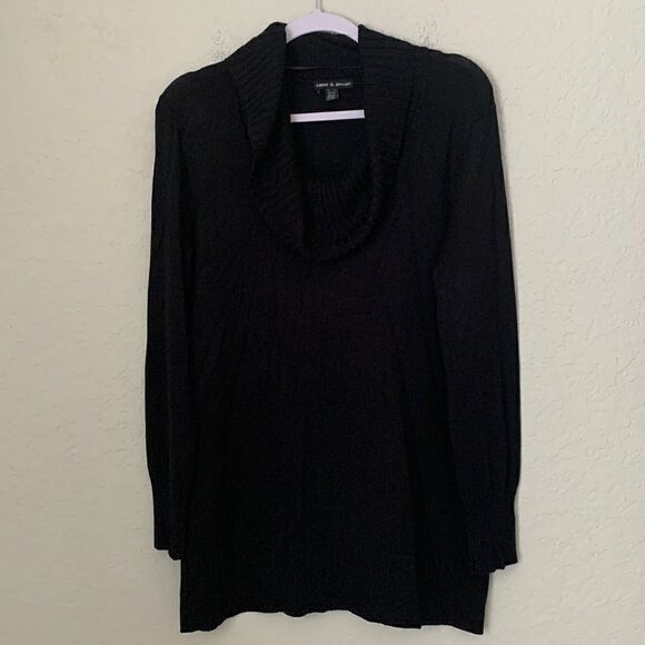 Cable & Gange Oversized Black Sweater Women’s Size M - Picture 1 of 8